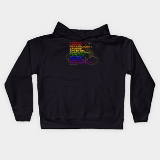 RAINBOW: Say ¿Qué? Top Ten Spoken (World) Kids Hoodie